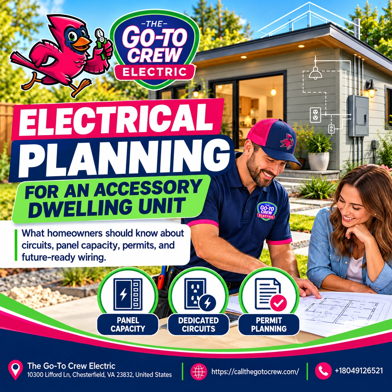 Electrical Planning for an accessory dwelling unit