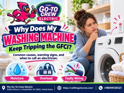 why does my washing machine keep tripping the GCFI