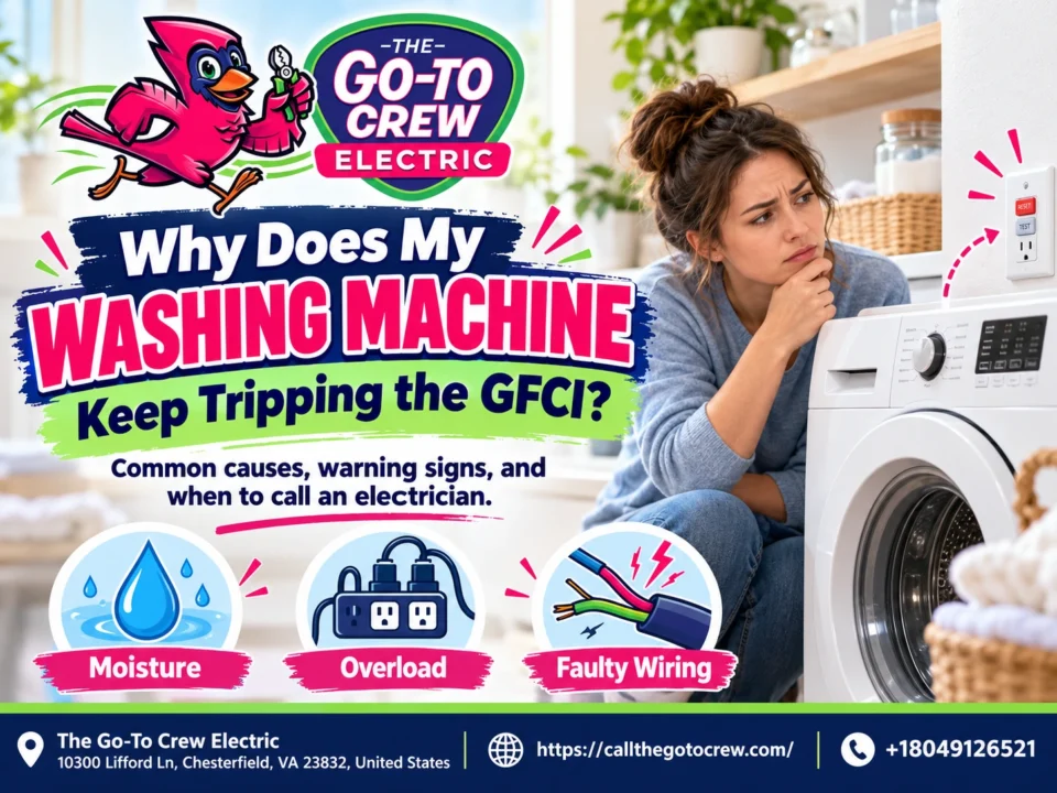why does my washing machine keep tripping the GCFI