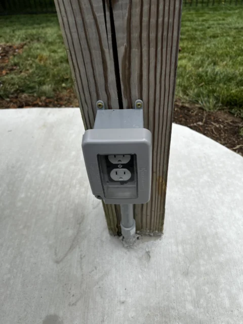 Outdoor Electrical Outlet Replacement, Installation and Repair Chesterfield VA