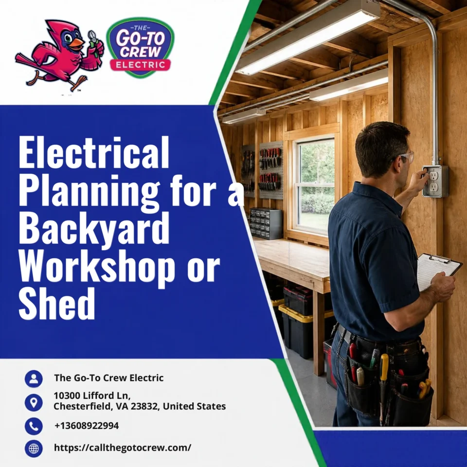 Electrical planning for backyard workshop