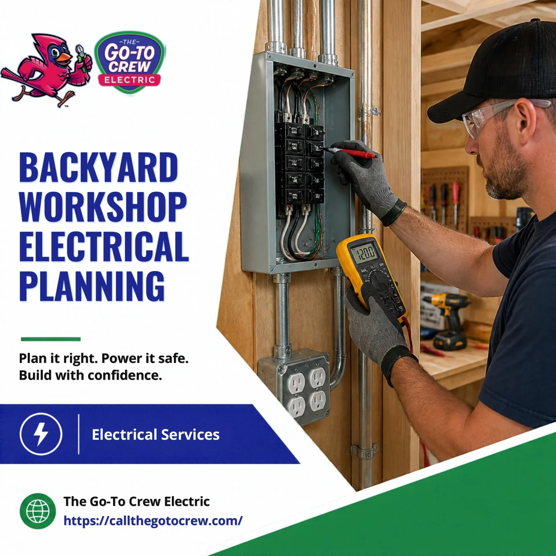 backyard workshop electrical planning