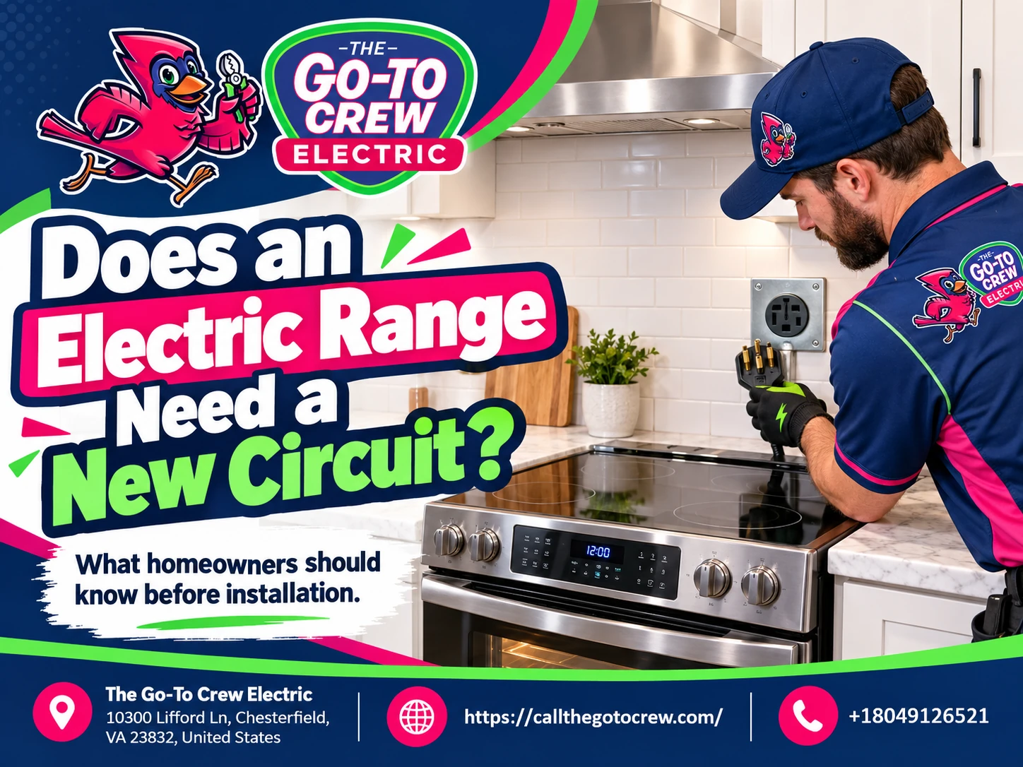does an electrical range need a new circuit