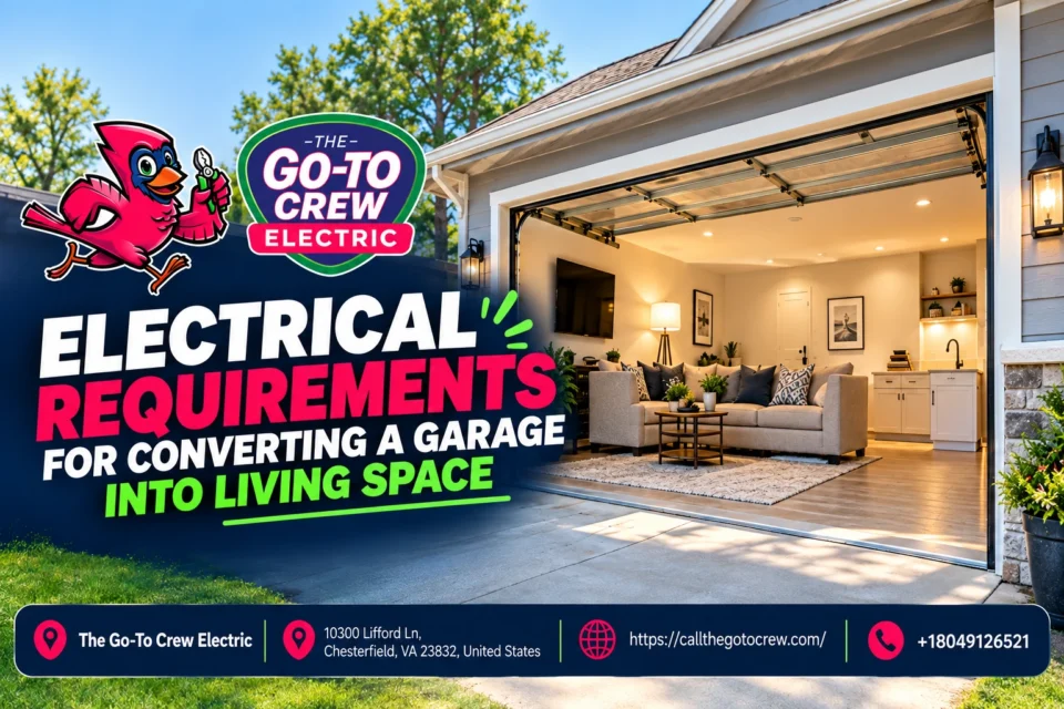 4 key electrical requirements for a garage conversion