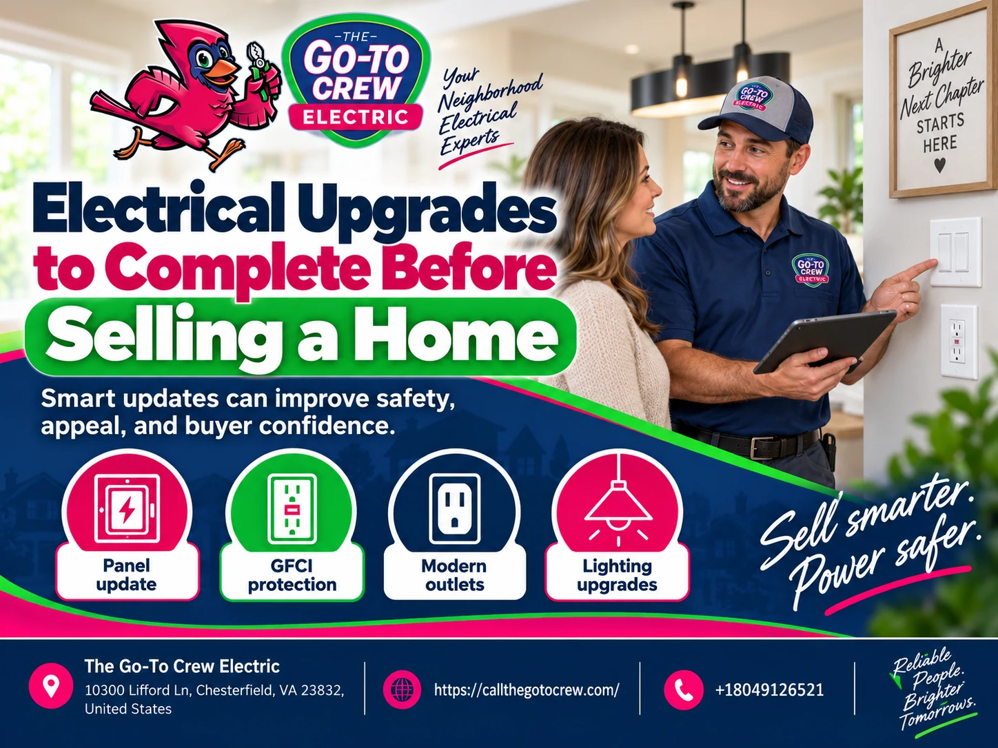 Electrical Upgrade complete before selling a home