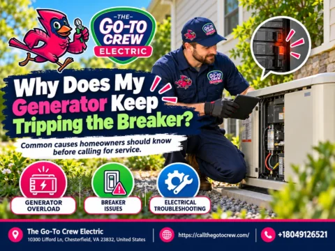 why does my generator keep tripping the breaker
