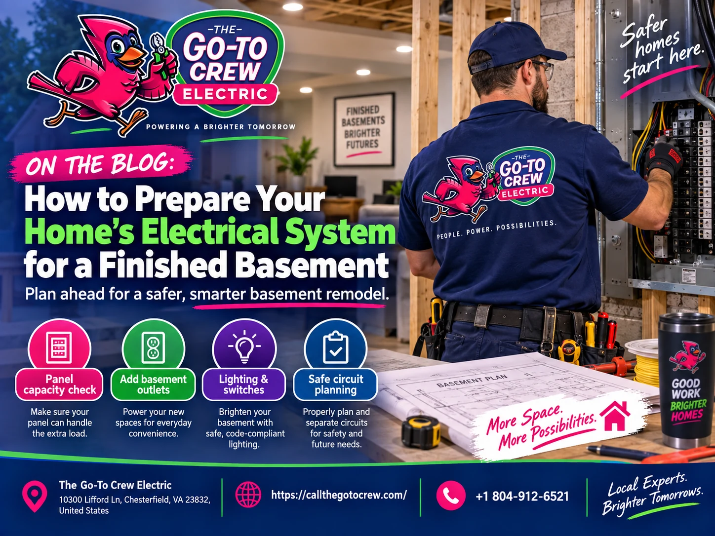 How to Prepare Your Home’s Electrical System for a Finished Basement