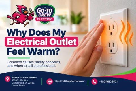 why does my electrical outlet feel warm